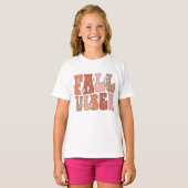 Fall Vibes Kinder Shirt, Herbst Erntedank Kinder T-Shirt (Vorne ganz)