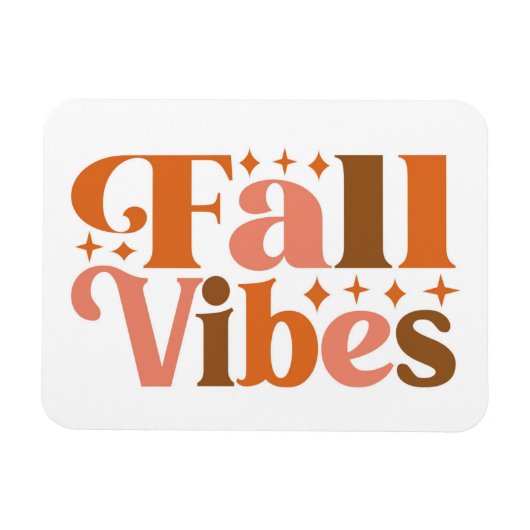 Fall Vibes Magnet (Horizontal)