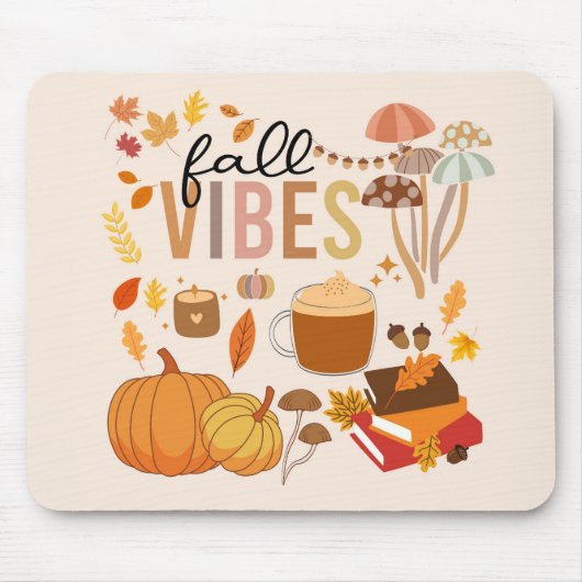 Fall Vibes Mousepad (Vorne)