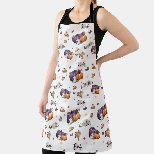Fall Vibes Nahtloses Muster Schürze (InSitu)
