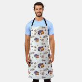 Fall Vibes Nahtloses Muster Schürze (Getragen)