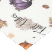 Fall Vibes Nahtloses Muster Tischdecke (Schrägansicht)