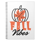 Fall Vibes Notizblock (Vorderseite)
