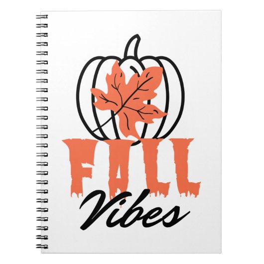 Fall Vibes Notizblock (Vorderseite)