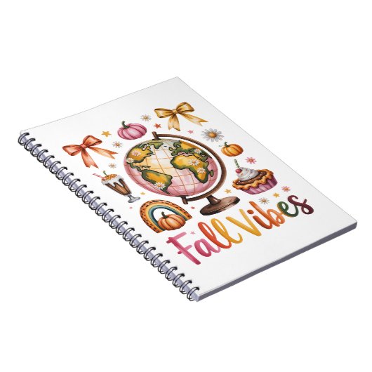 Fall Vibes Notizblock (Rechte Seite)