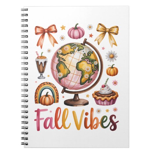 Fall Vibes Notizblock (Vorderseite)