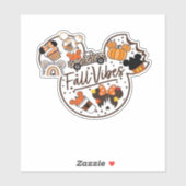 Fall Vibes Oversized T - Shirt.png Aufkleber (Blatt)