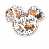 Fall Vibes Oversized T - Shirt.png Aufkleber (Vorderseite)