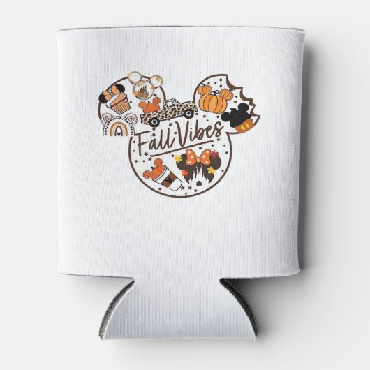 Fall Vibes Oversized T - Shirt.png Dosenkühler (Vorderseite)