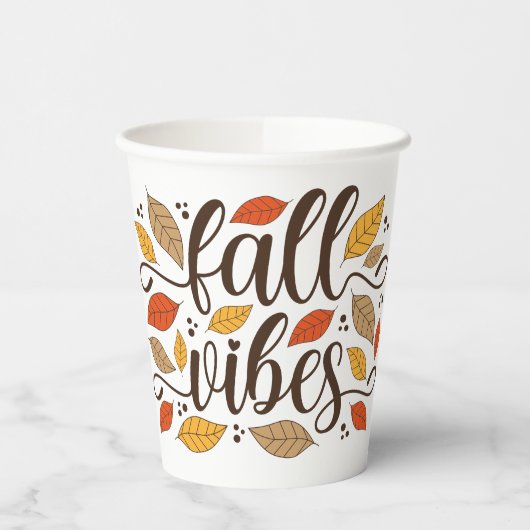 Fall Vibes Pappbecher (Links)