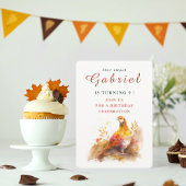 Fall vibes Pheasant - Einladungskarte zum Geburtst Einladung