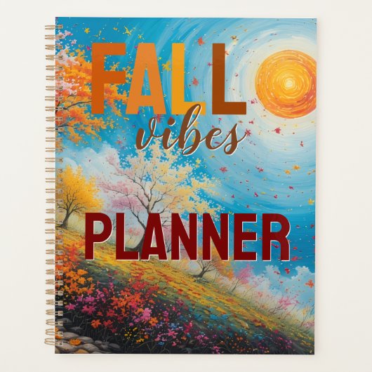 Fall Vibes Planner - Herbst-Inspiriert Organisator Planer (Vorderseite)