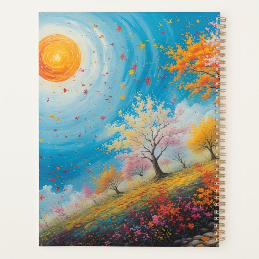 Fall Vibes Planner - Herbst-Inspiriert Organisator Planer (Rückseite)