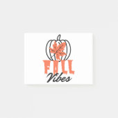 Fall Vibes Post-it Klebezettel (Vorderseite)