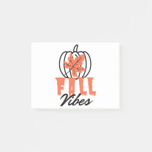 Fall Vibes Post-it Klebezettel