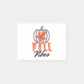 Fall Vibes Post-it Klebezettel (Vorderseite)