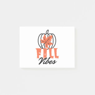Fall Vibes Post-it Klebezettel