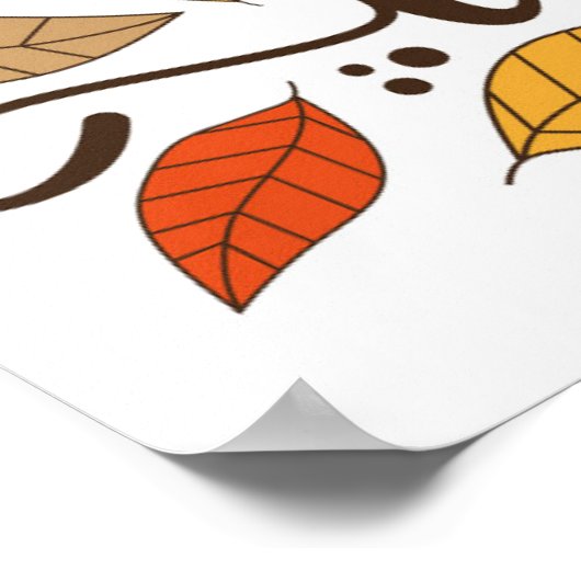 Fall Vibes Poster (Ecke)