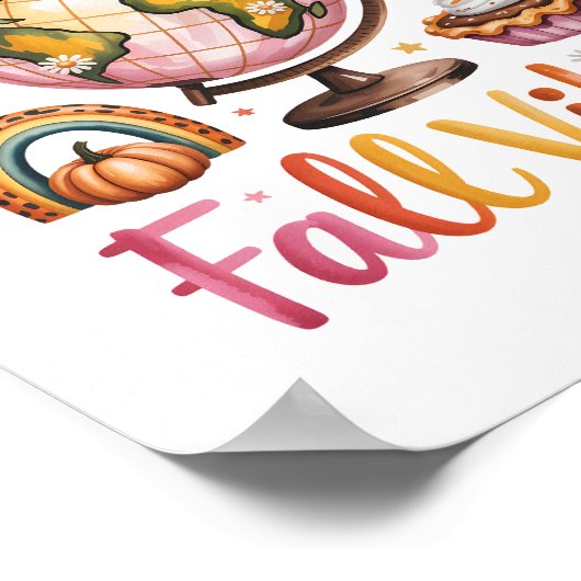 Fall Vibes Poster (Ecke)