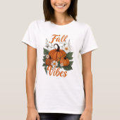 Fall Vibes Pumpkin-T - Shirt (Vorderseite)
