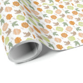 Fall Vibes Pumpkin Theme Geschenkpapier (Rolleneckpunkt)