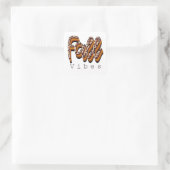 Fall Vibes Quadratischer Aufkleber (Tasche)