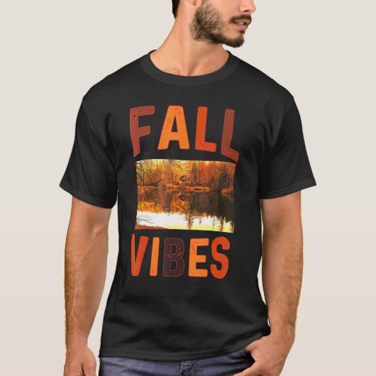 Fall Vibes Retro Pumpkin Spice Autumn Coffee Tha T-Shirt (Vorderseite)
