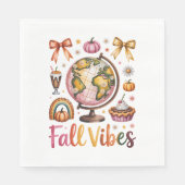 Fall Vibes Serviette (Vorderseite)