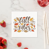 Fall Vibes Serviette (Beispiel)