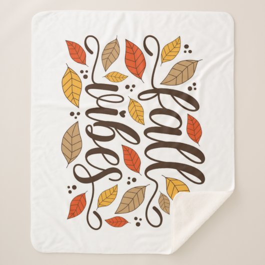 Fall Vibes Sherpadecke (Vorderseite)