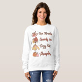 Fall Vibes Shirt, Herbst Erntedank Geschenk Sweatshirt (Vorne ganz)