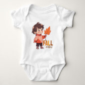 Fall vibes T-Shirt Baby Strampler (Vorderseite)