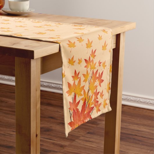 Fall Vibes Table Runner Kurzer Tischläufer (Beispiel)
