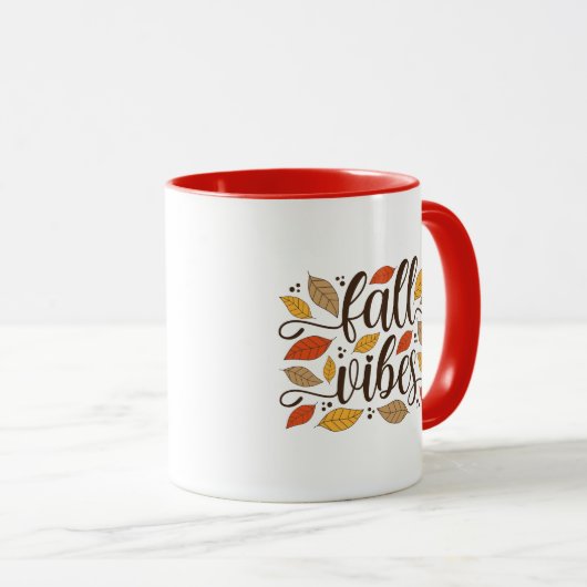 Fall Vibes Tasse (VorderseiteRechts)