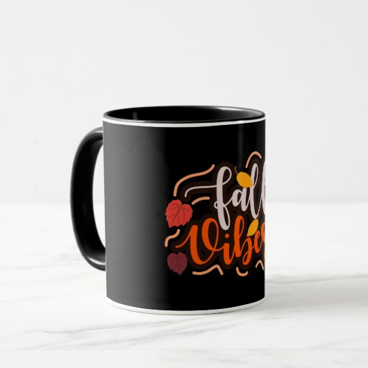 Fall Vibes Tasse (Vorderseite Links)