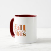 Fall Vibes Tasse (Vorderseite Links)