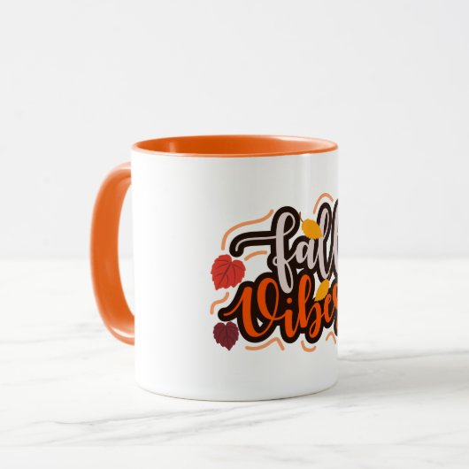 Fall Vibes Tasse (Vorderseite Links)