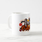 Fall Vibes Tasse (Vorderseite Links)