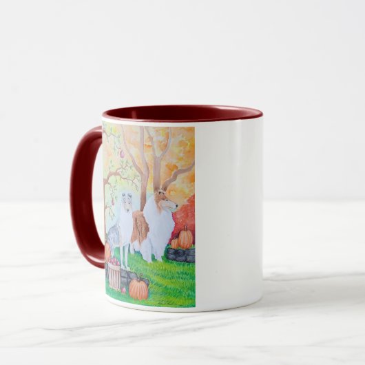Fall Vibes Tasse (Vorderseite Links)