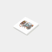 Fall Vibes that Nurlife Nurse Fall Saison Autum Post-it Klebezettel (angewinkelt)