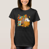 Fall Vibes & That Oncology Nurse Life Autumn Thank T-Shirt (Vorderseite)