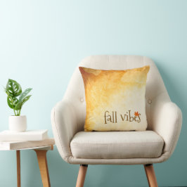 Fall Vibes Throw Pillow Kissen