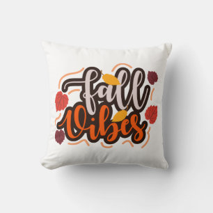 Fall Vibes Throw Pillow Kissen