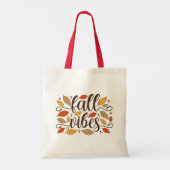 Fall Vibes Tragetasche (Rückseite)