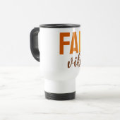 Fall Vibes Travel Mug - Gemütlicher Kaffee Cup im  Reisebecher (Vorderseite Links)
