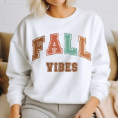 Fall Vibes Trendy Herbst Varsity Sweatshirt
