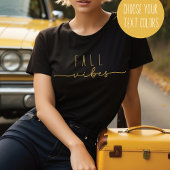 Fall Vibes Trendy Minimalistisch T-Shirt