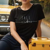 Fall Vibes Trendy Minimalistisch T-Shirt