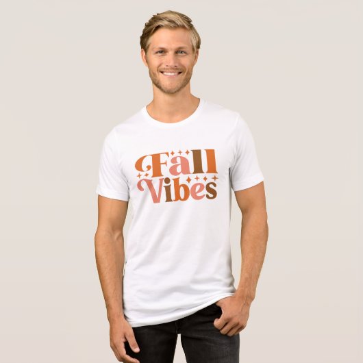 Fall Vibes Tri-Blend Shirt (Vorderseite voll)
