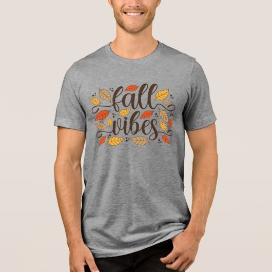 Fall Vibes Tri-Blend Shirt (Vorderseite)